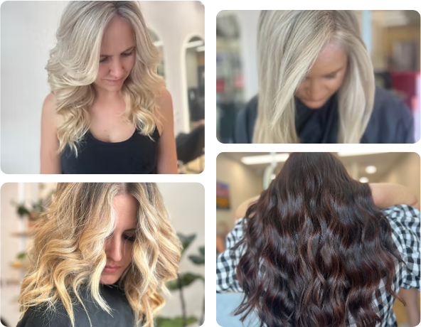 Half Head Long – soft natural foils by Hair By Sigrid